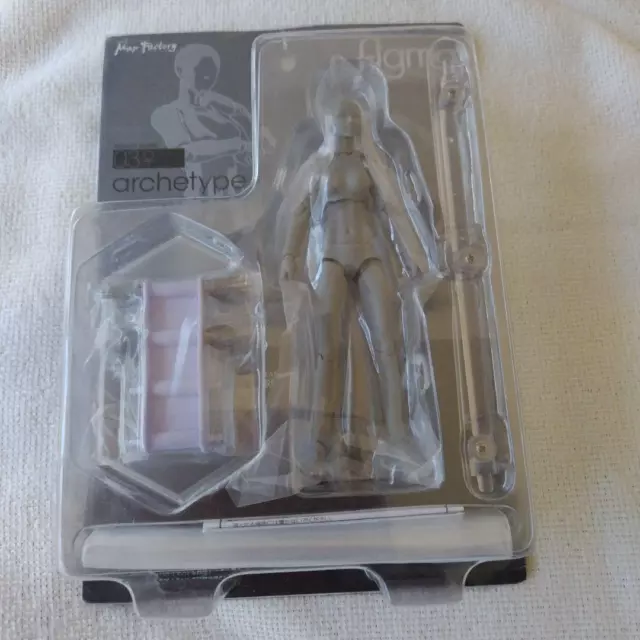 figma archetype next: She Grey Color Ver. PVC Action Figure Max Factory Toy