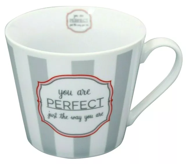 Scandi Chic Becher Happy Cup gestreift Krasilnikoff Danish Design Dänemark