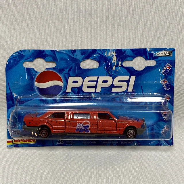 1:64 Majorette French France Wild Cherry Pepsi Limousine Limo Diecast Car Red