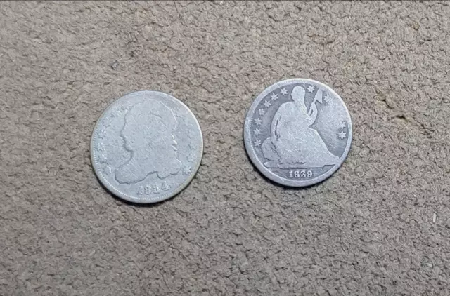Bust and Seated Liberty Dimes - free ship