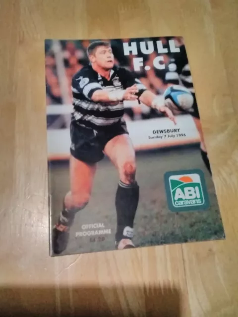 1996 Hull Fc  V Dewsbury  - Rugby  League