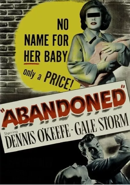 ABANDONED  (1949) DVD Dennis O'Keefe Jeff Chandler Gale Storm Raymond Burr