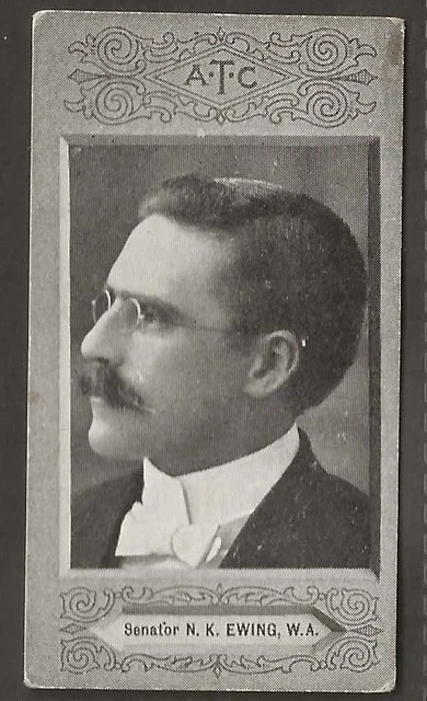 Atc A.t.c. (Usa)-Australian Parliament 1901-#14- Senator Ewing