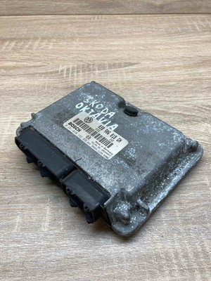 ORIGINALE Skoda Octavia 1u 1.9 TDI CENTRALINA MOTORE dispositivo fiscale 038906018gn 