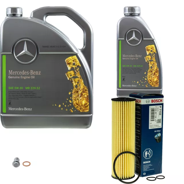 Bosch Inspection Set 5 L Huile Mercedes 5W-30 229.51 pour C 180 de  Compresseur