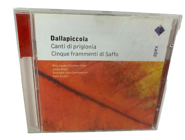 Dallapiccola - Canti Di Prigionia - James Wood - 2001. - Rare.