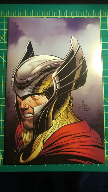 War of the Realms #1, Joe Quesada 1:100 Virgin Variant Cover, Thor