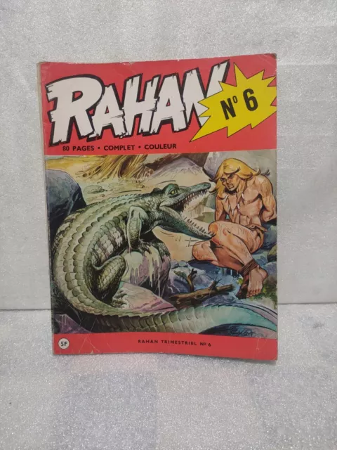 Rahan N° 6 Edition Originale De Juillet 1973 Andre Cheret Rare Lire Description