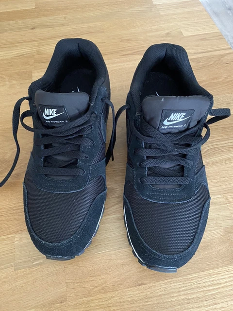 Nike black suede trainers womens deals