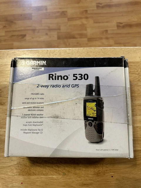 Garmin GPS Rino 530 2-way radio and GPS