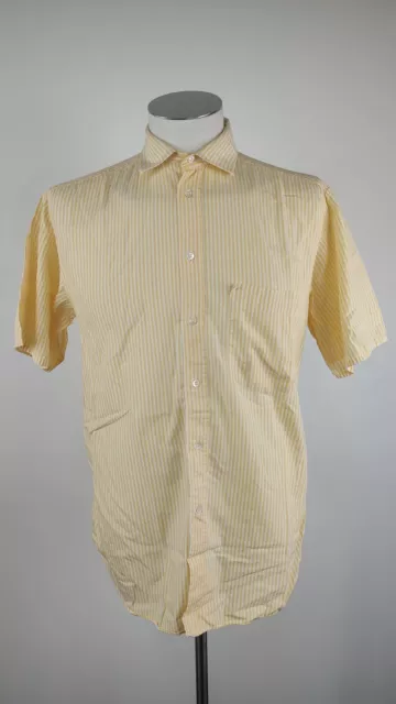 Trussardi Men's Shirts Cotton Size 15.5/39 Man Casual Vintage Shirt