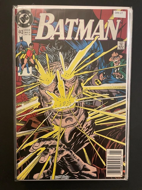 Batman 443 Newsstand High Grade 8.0 DC Comic Book D89-27