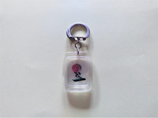 Porte-clés Vintage JO Grenoble 68 – Plastique Et Couleurs Officielles