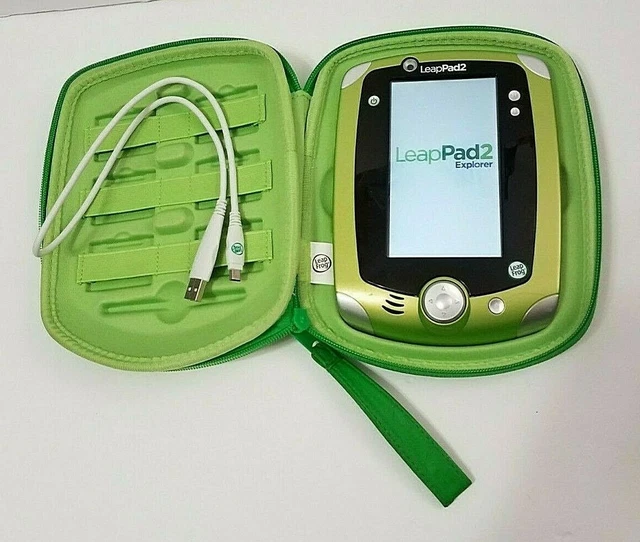 Leap Frog Green LeapPad 2 System Tablet with Stylus, Case USB Cord