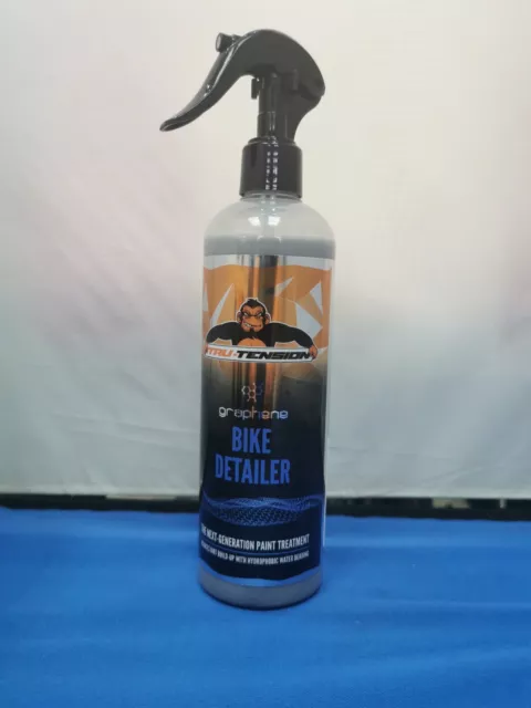 Tru Tension Premium Graphene Motorcycle Bike Detailer 400ml Spray Bottle