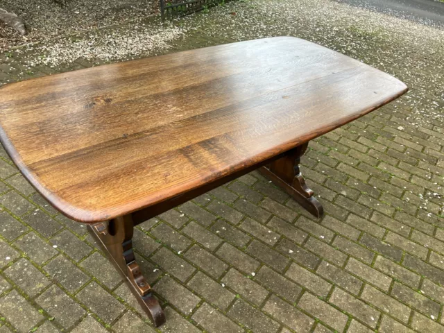Mid Century Ercol Refectory Dining Table