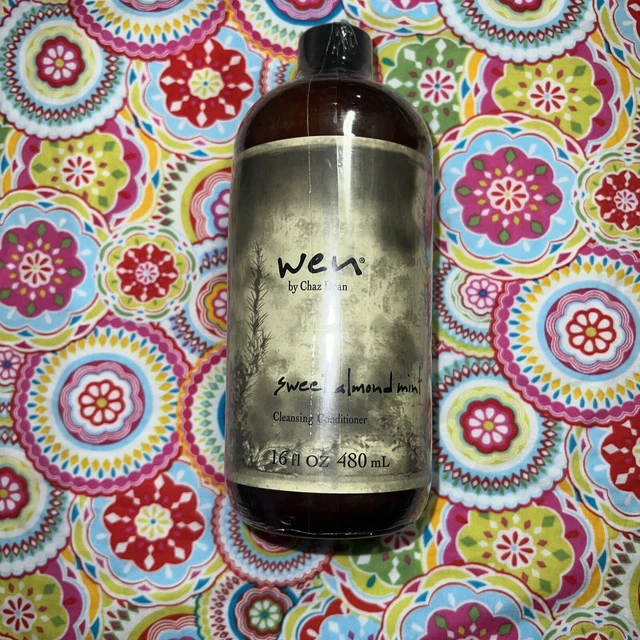 Wen Chaz Dean Sweet Almond Mint Cleansing Conditioner Shampoo 16 oz NO PUMP