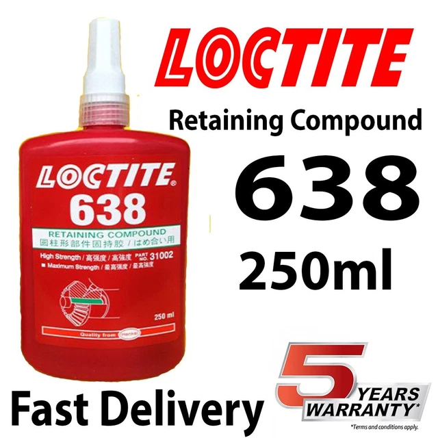 LOCTITE 638 10ML / 50ml / 250ml Retaining Compoundhigh strength