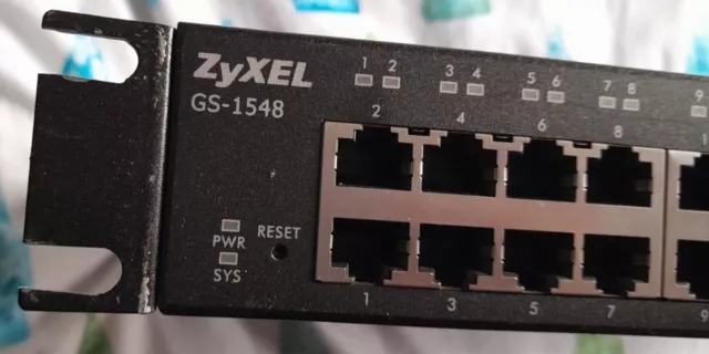 Zyxel GS-1548 48 Port Web Managed Network Switch Gigabit Ethernet 4 x SFP Ports