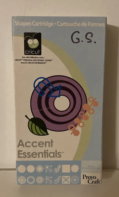Cartucho de formas Cricut Accent Essentials 29-0391