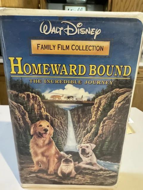 Disney Homeward Bound The Incredible Journey (VHS) Family Film Collection