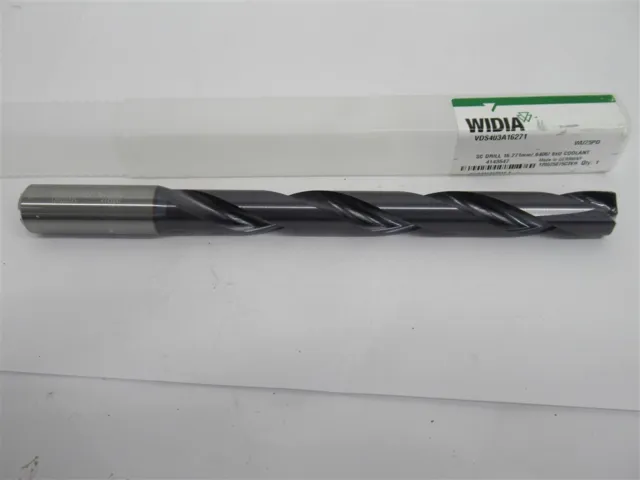 Widia 4143547 , 41/64" Carbide Extra Length Drill Bit