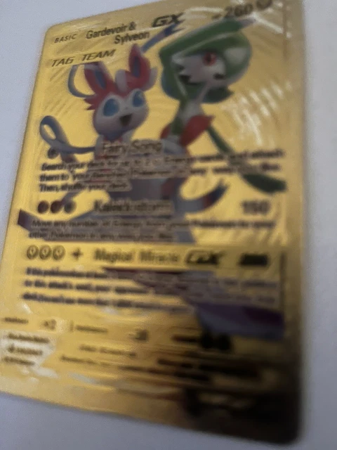 Gardevoir & Sylveon GX Gold Pokémonkarte