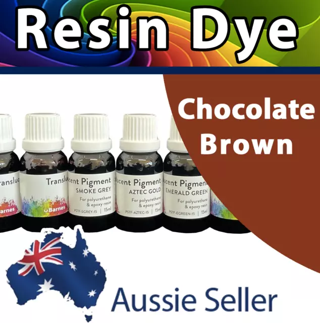 PSTF Transparent Resin Dye 15ml- Chocolate Brown