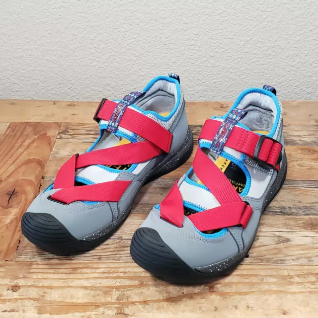 KEEN ZERRAPORT TRAIL Hiking Shoe Sandal Men's Size 9 Grey/Red Retail ...