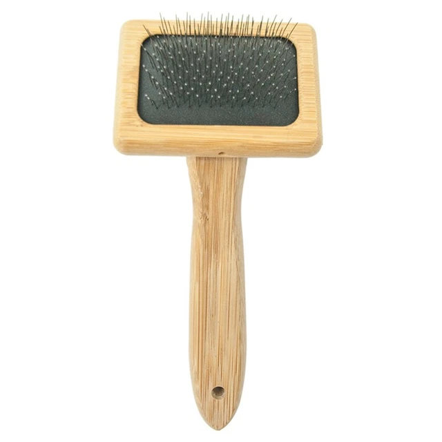 Cepillo de alfombra macramé tapiz tejido cuerda de algodón peine tejido mascota Dema U6D9