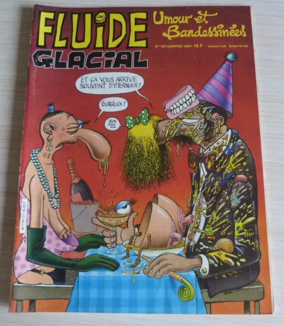 Bd Bande Dessinee Mensuel Fluide Glacial N° 127 Eo Janvier 1987