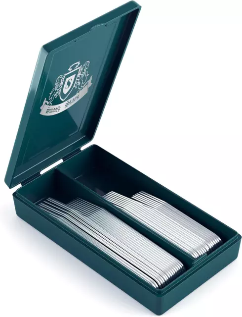 36 Premium Metal Collar Stays in a Plastic Box, Order the Sizes You Need (2.2",