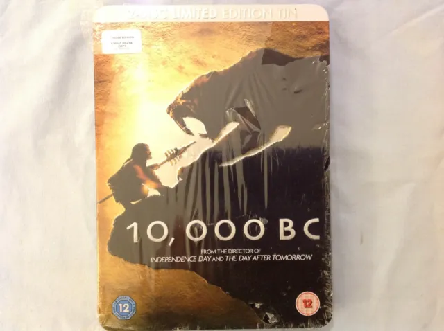 10,000 Bc Dvd - Steelbook - 2 Disc Limited Edition Tin - Brand New And Sealed