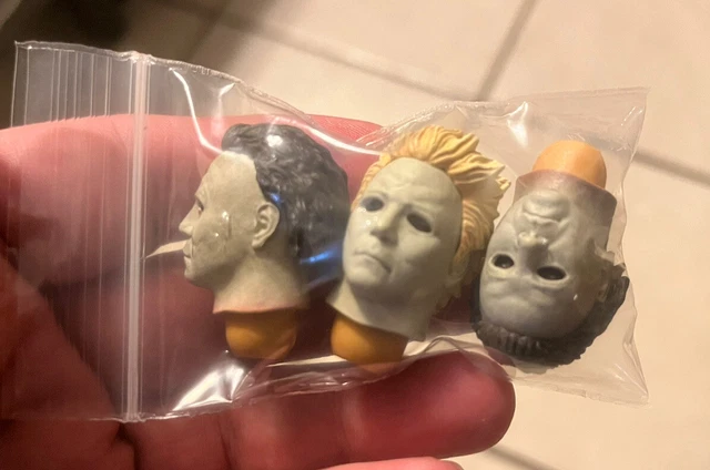 Mezco One:12 Michael Myers - Three Head Sculpts Set Halloween II 1:12 Scale