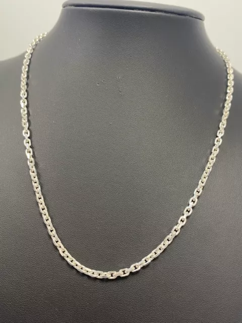 Sterling Silver 925 Italian Cable Link Chain - 3mm Necklace