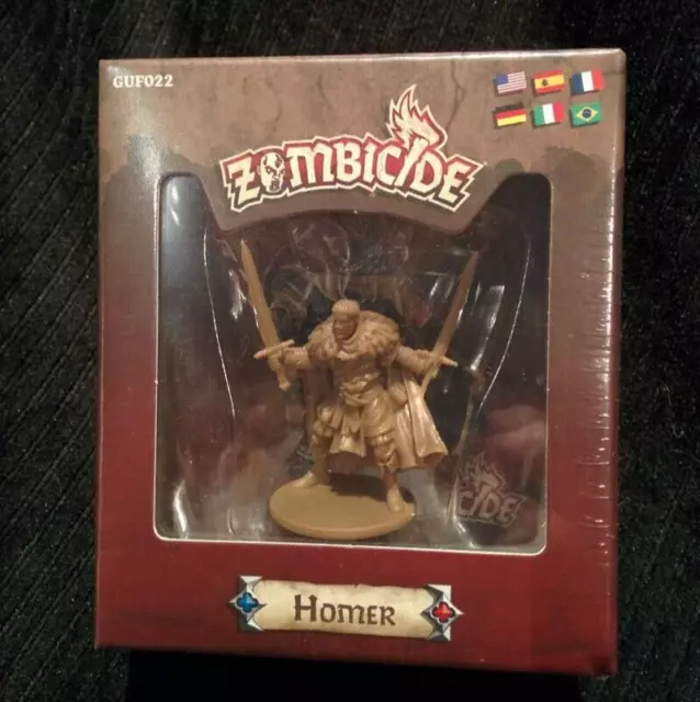 Zombicide Black Plague - Homer Character Pack Promo Multilanguage