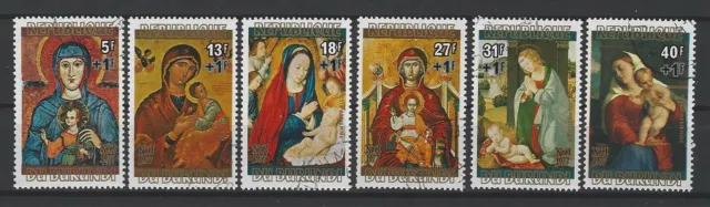 Briefmarken Burundi 1977 Marienmarken für Weihnachten