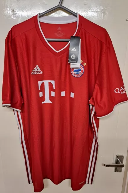 Bayern Munich Germany 2020/2021 Home Football Shirt Jersey Xxl Mens Adidas Bnwt