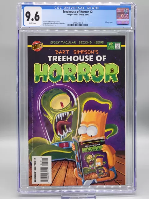 Cómics bongo de Bill Morrison de Bart Simpson's Tree House of Horror #2 CGC 9,6