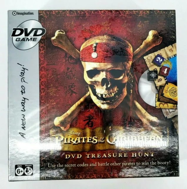 DISNEY BOARD GAME Pirates of the Caribbean DVD Treasure Hunt Sealed NEW ...