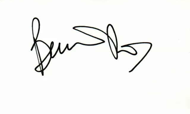 Bernadette Peters Actress Signed 3x5 Index Card with JSA COA