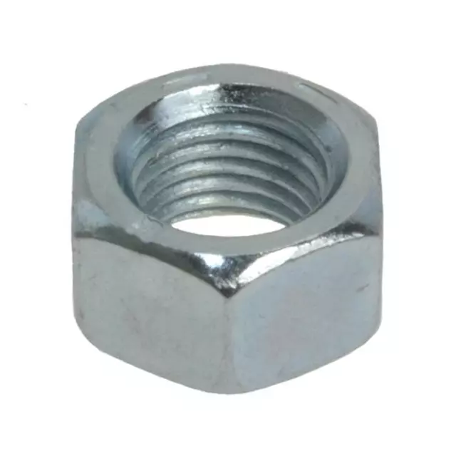 Hex Standard Nut 7/16" UNF Imperial Fine Steel Grade 8 Zinc Plated AS2465