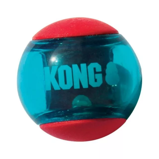 KONG Squeezz Ball Action - Gioco interattivo per cani Misura Small 5 Cm