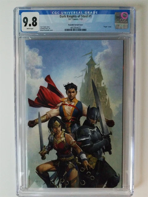 Dark Knights of Steel #1 CGC 9.8 Cover C Team Reynolds Card Stock Variant D.C.