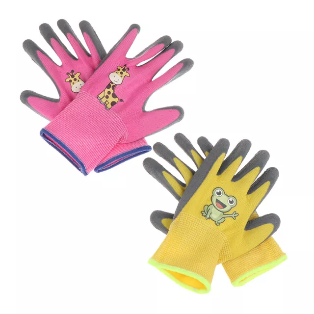 Kids Breathable Durable Waterproof Protective Glove For Planting Work Gadget Sg