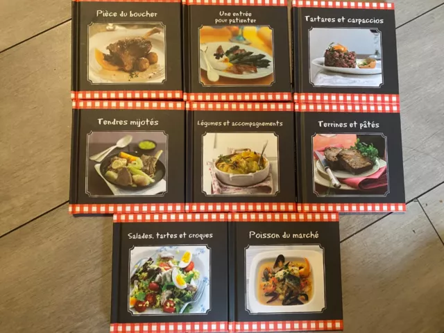 Lot de 8 mini livres de cuisine et gastronomie - Editions Tomahawk 2013