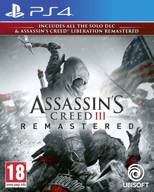 Assassin's Creed III Remastered (PS4) PlayStation 4 Standar (Sony Playstation 4)