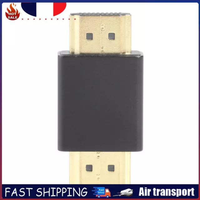 Male to Male HDMI-compatible Adapter 19 Pin Type A Extender for HDTV Laptop (Bla