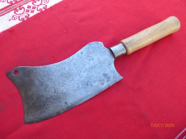 ANCIEN COUPERET OUTIL Feuille De Boucher Peugeot Hachoir À Viande Art Populaire EUR 15,00