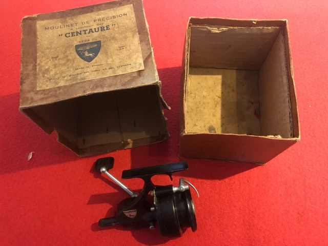ANCIEN MOULINET MITCHELL 304 (Bon Etat) + Bobine + Boite + Depliant EUR